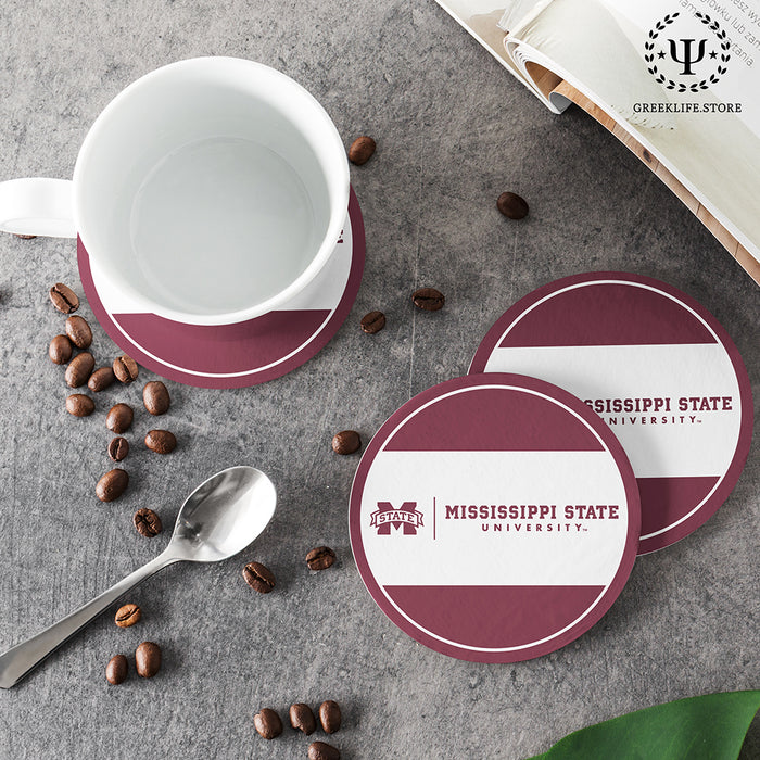 Mississippi State University Beverage Coasters Round (Set of 4)