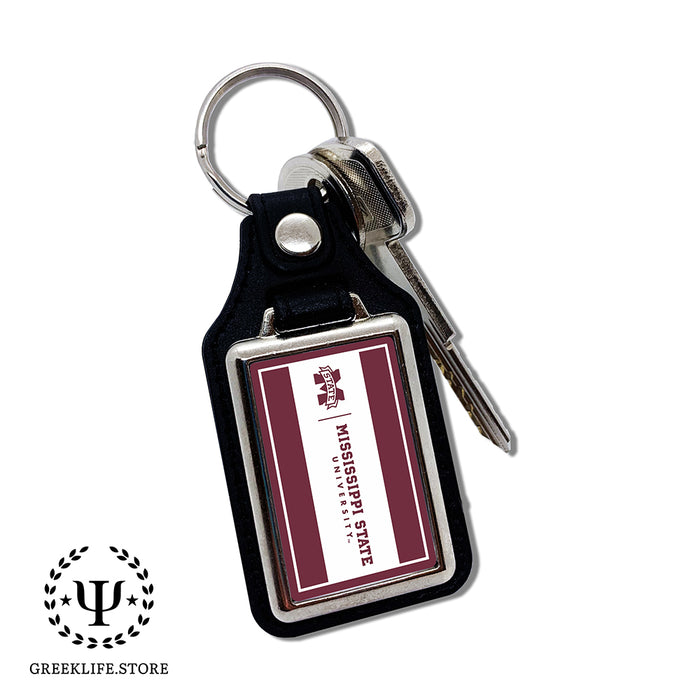 Mississippi State University Keychain Rectangular