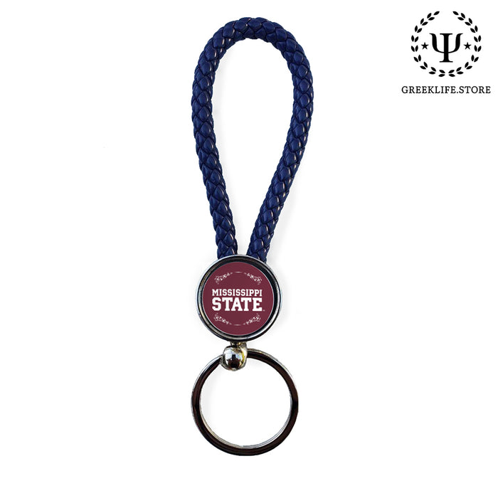 Mississippi State University Keychain Round