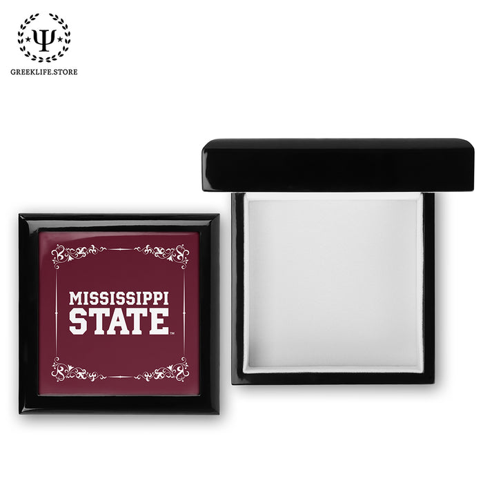 Mississippi State University Keepsake Box Wooden