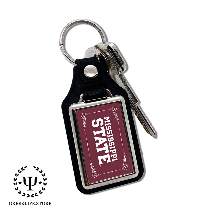 Mississippi State University Keychain Rectangular