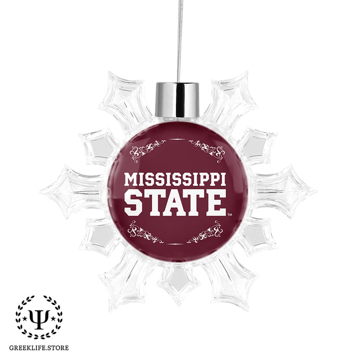 Mississippi State University Christmas Ornament - Snowflake