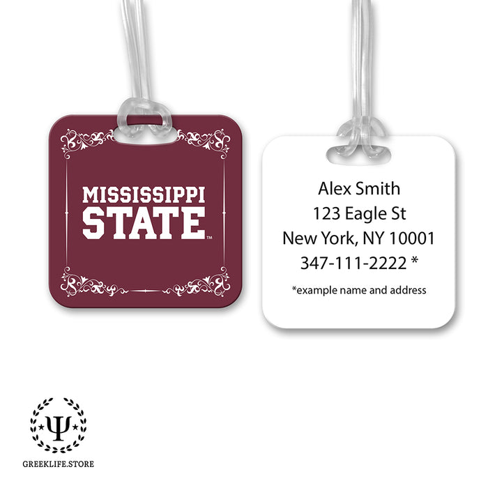 Mississippi State University Luggage Bag Tag (square)