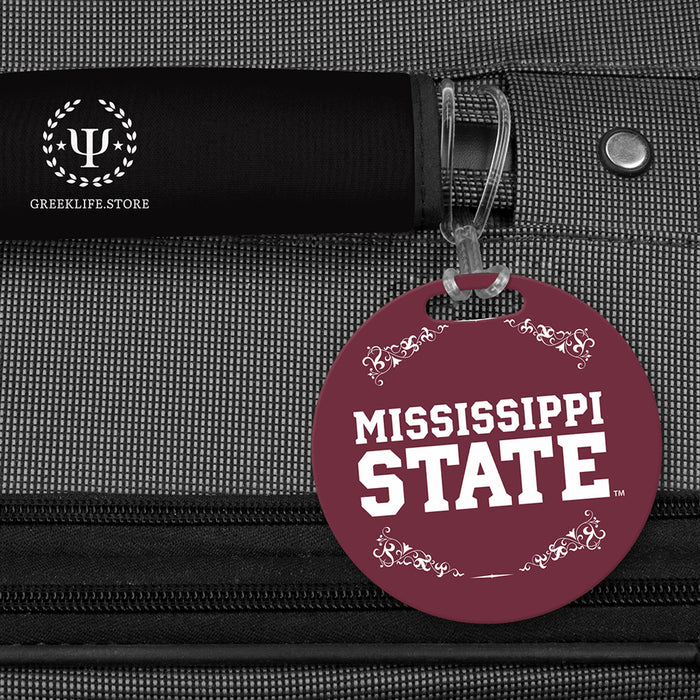 Mississippi State University Luggage Bag Tag (round)