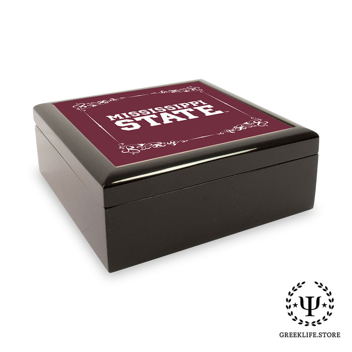 Mississippi State University Keepsake Box Wooden