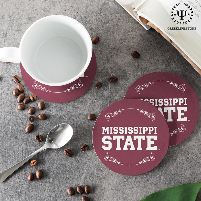 Mississippi State University Beverage Coasters Round (Set of 4)