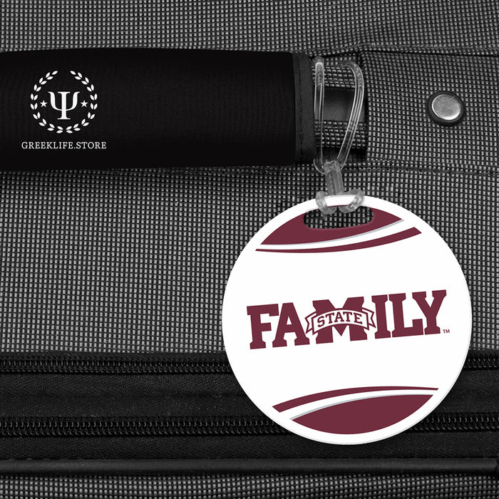 Mississippi State University Luggage Bag Tag (round)