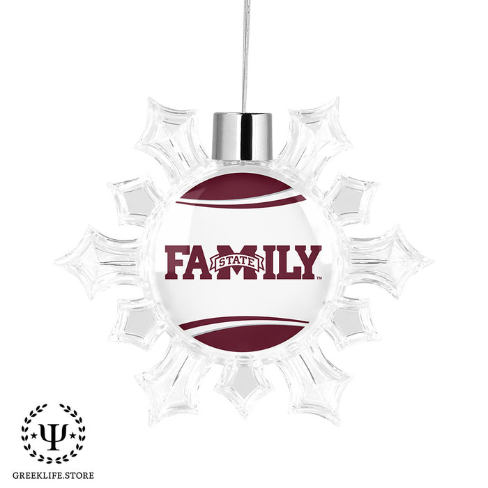 Mississippi State University Christmas Ornament - Snowflake