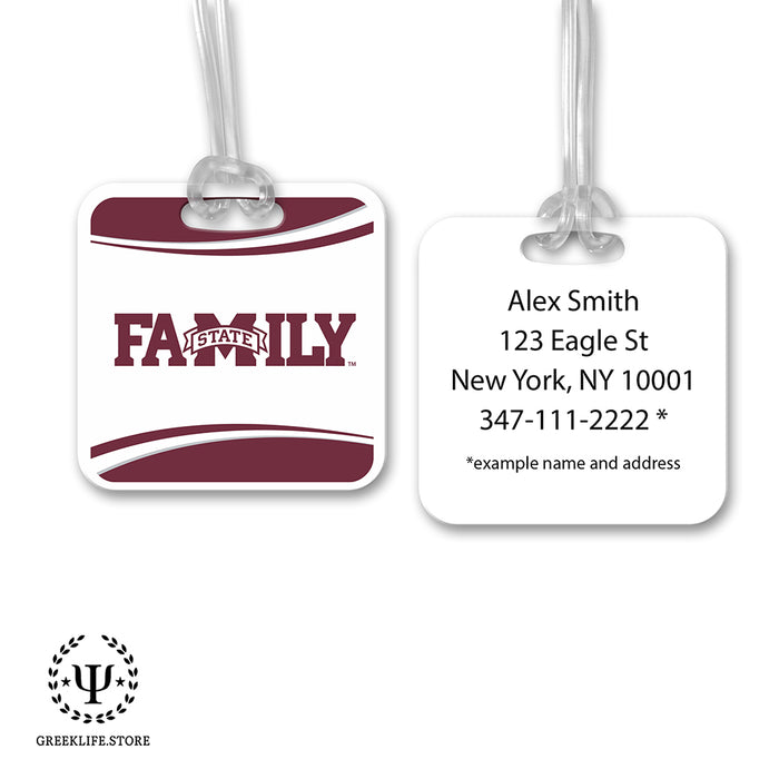 Mississippi State University Luggage Bag Tag (square)