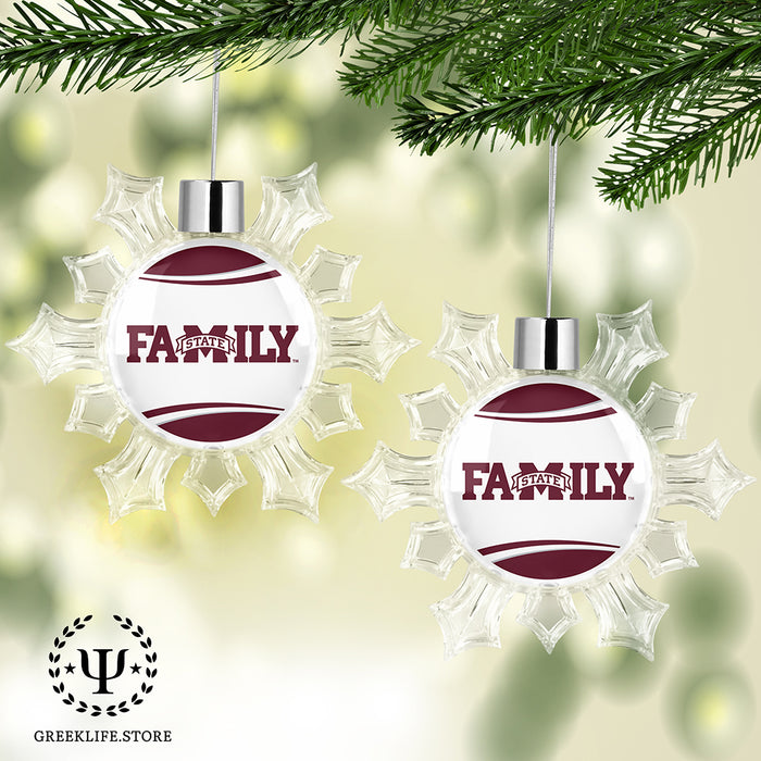 Mississippi State University Christmas Ornament - Snowflake