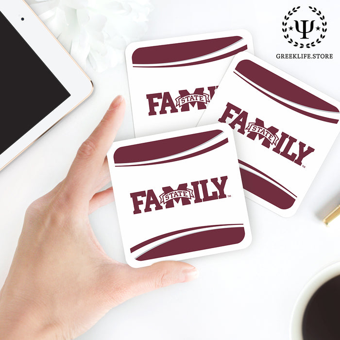 Mississippi State University Beverage Coasters Square (Set of 4)