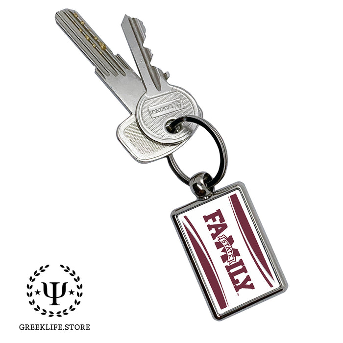 Mississippi State University Keychain Rectangular
