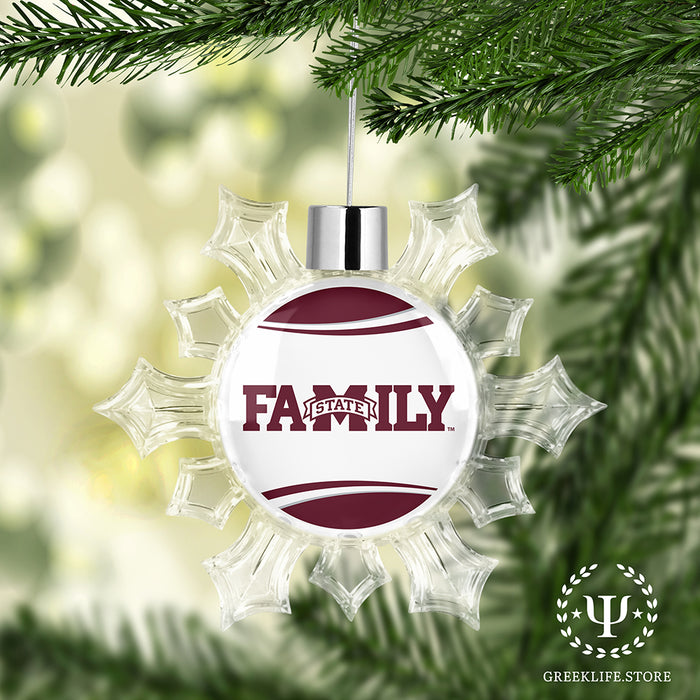 Mississippi State University Christmas Ornament - Snowflake