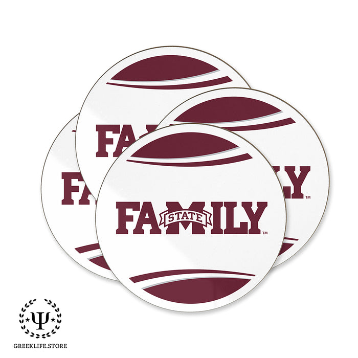 Mississippi State University Beverage Coasters Round (Set of 4)