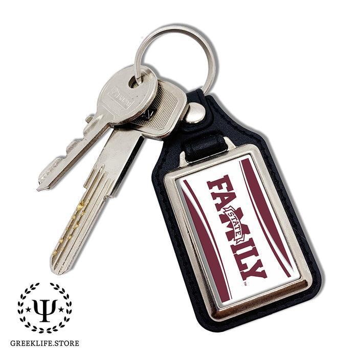 Mississippi State University Keychain Rectangular