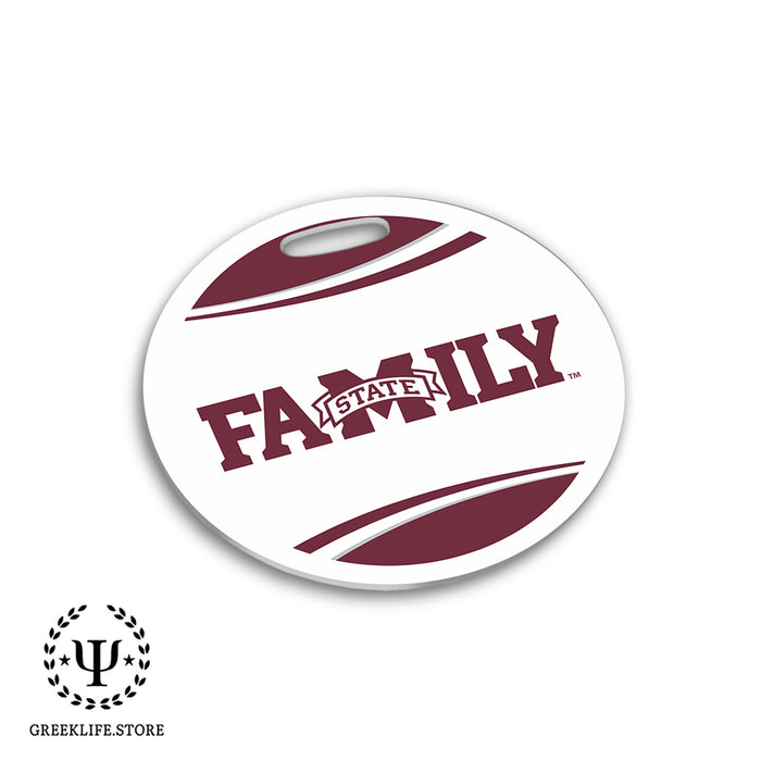 Mississippi State University Luggage Bag Tag (round)