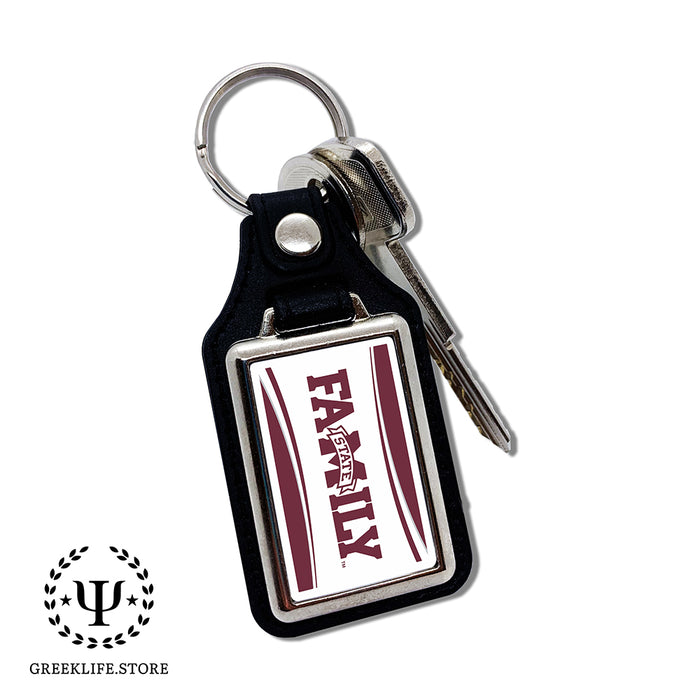 Mississippi State University Keychain Rectangular
