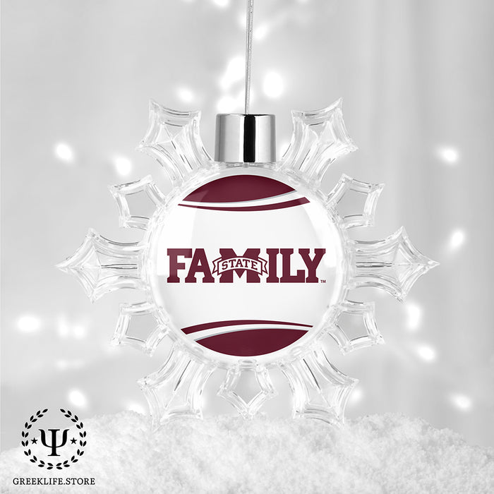 Mississippi State University Christmas Ornament - Snowflake