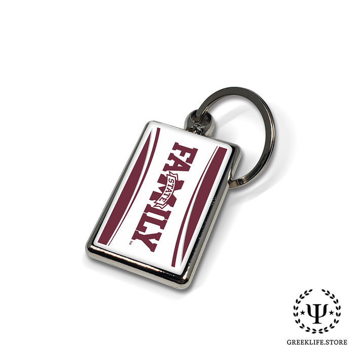 Mississippi State University Keychain Rectangular
