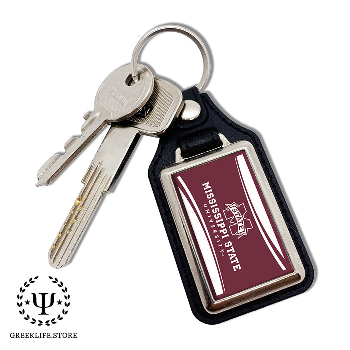 Mississippi State University Keychain Rectangular