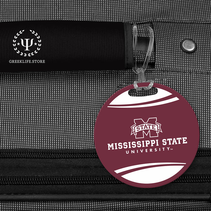 Mississippi State University Luggage Bag Tag (round)