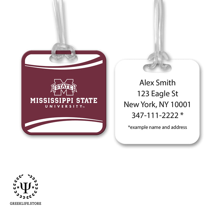 Mississippi State University Luggage Bag Tag (square)