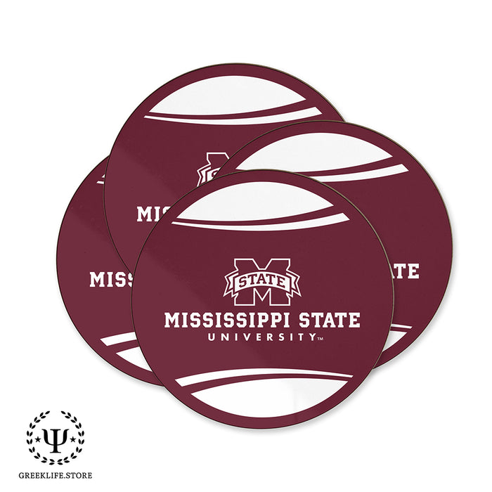Mississippi State University Beverage Coasters Round (Set of 4)