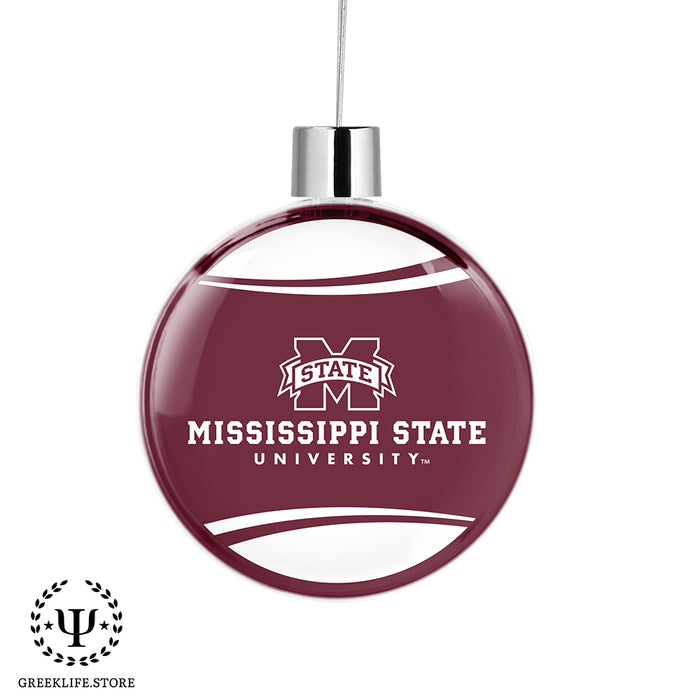 Mississippi State University Christmas Ornament Flat Round
