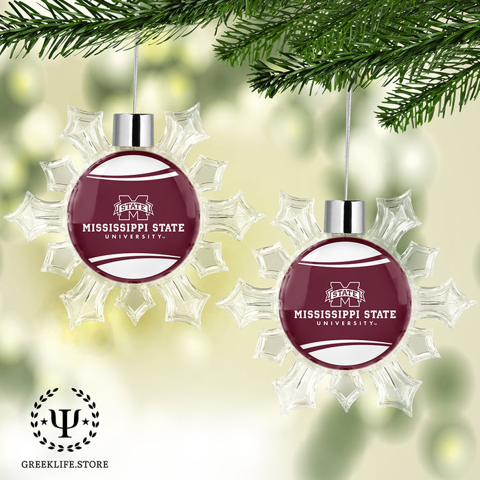 Mississippi State University Christmas Ornament - Snowflake