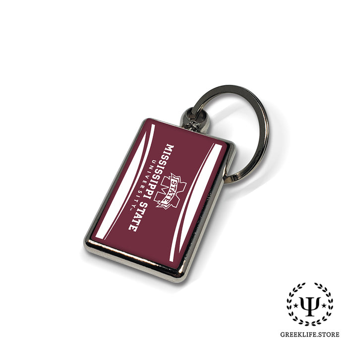 Mississippi State University Keychain Rectangular