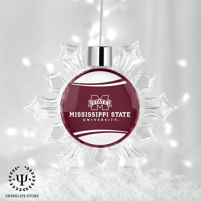 Mississippi State University Christmas Ornament - Snowflake