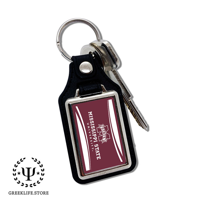 Mississippi State University Keychain Rectangular