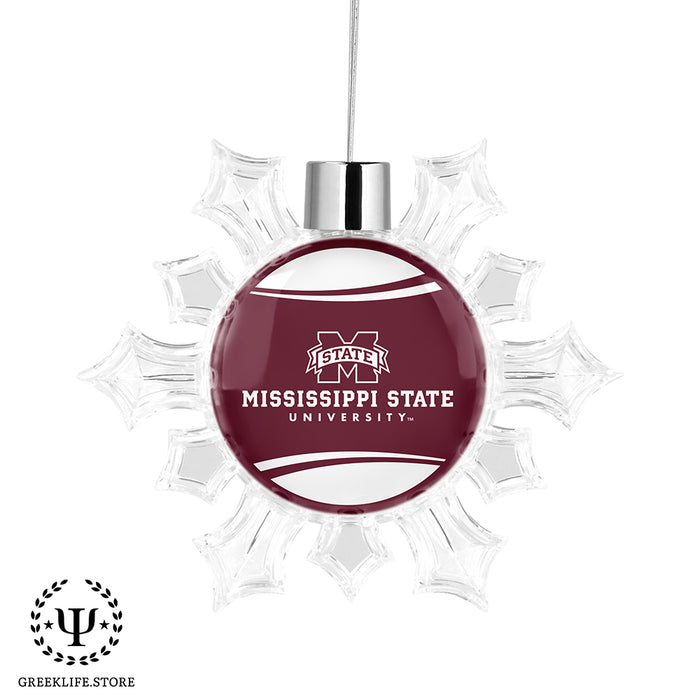 Mississippi State University Christmas Ornament - Snowflake