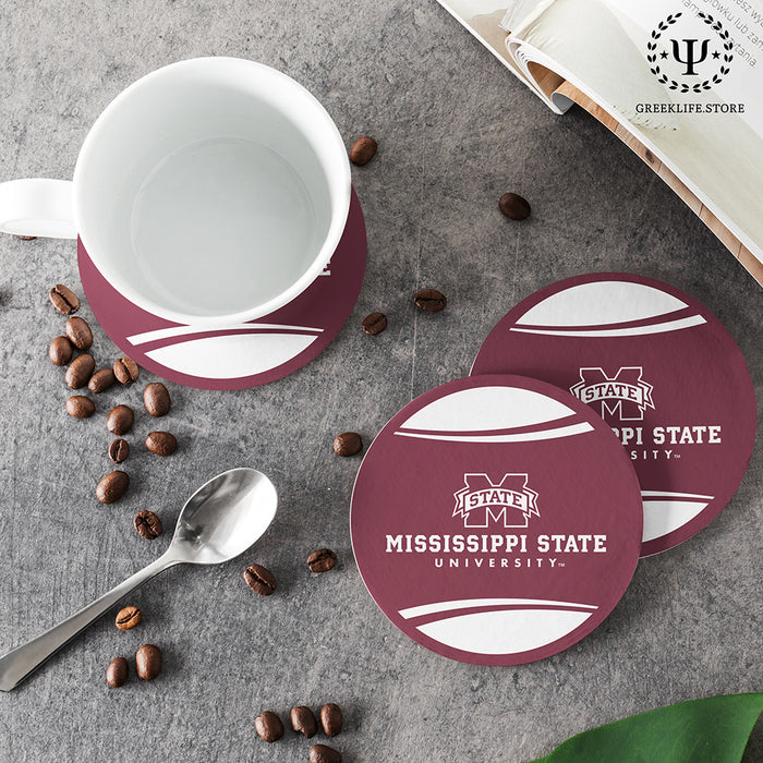 Mississippi State University Beverage Coasters Round (Set of 4)