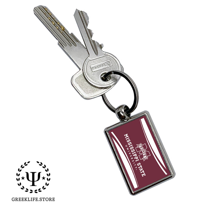 Mississippi State University Keychain Rectangular