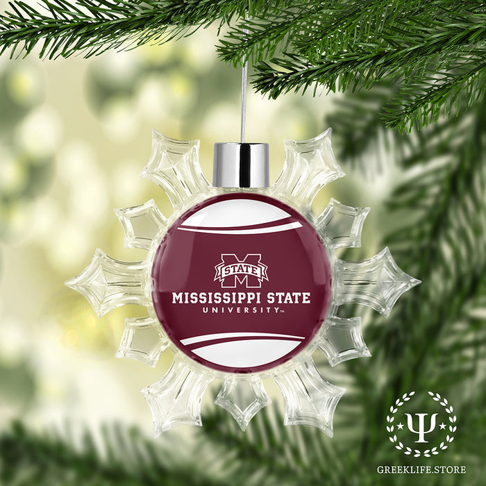 Mississippi State University Christmas Ornament - Snowflake