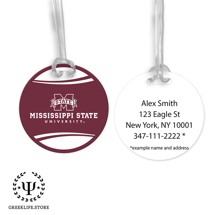 Mississippi State University Luggage Bag Tag (round)