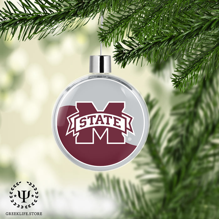 Mississippi State University Christmas Ornament Flat Round
