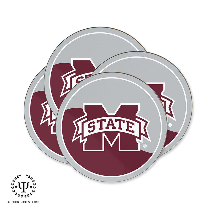 Mississippi State University Beverage Coasters Round (Set of 4)