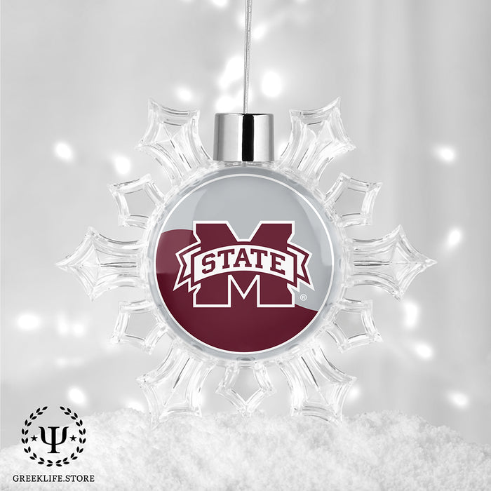 Mississippi State University Christmas Ornament - Snowflake