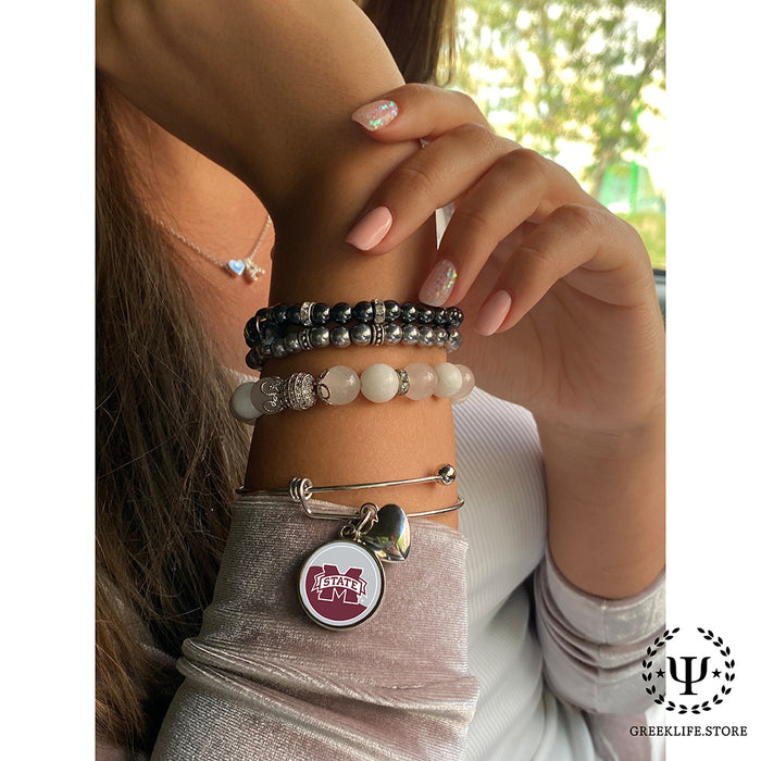 Mississippi State University Round Adjustable Bracelet