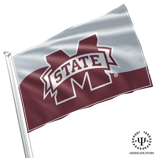Mississippi State University Flag 2x3 Feet — Officially Licensed, 150D Polyester, Fade-Resistant, Ready to Hang