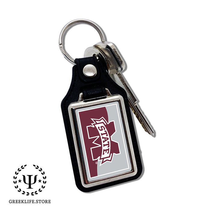 Mississippi State University Keychain Rectangular