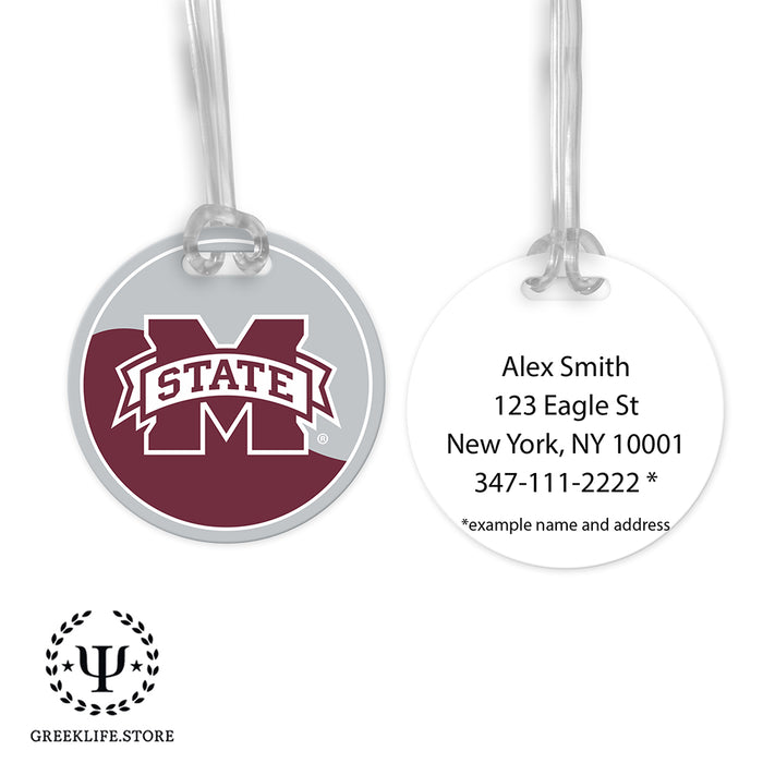 Mississippi State University Luggage Bag Tag (round)