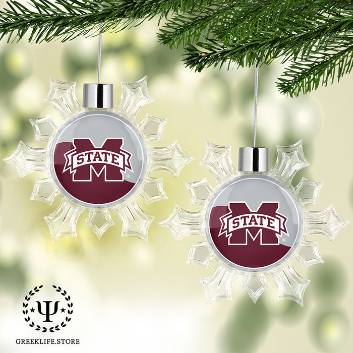 Mississippi State University Christmas Ornament - Snowflake