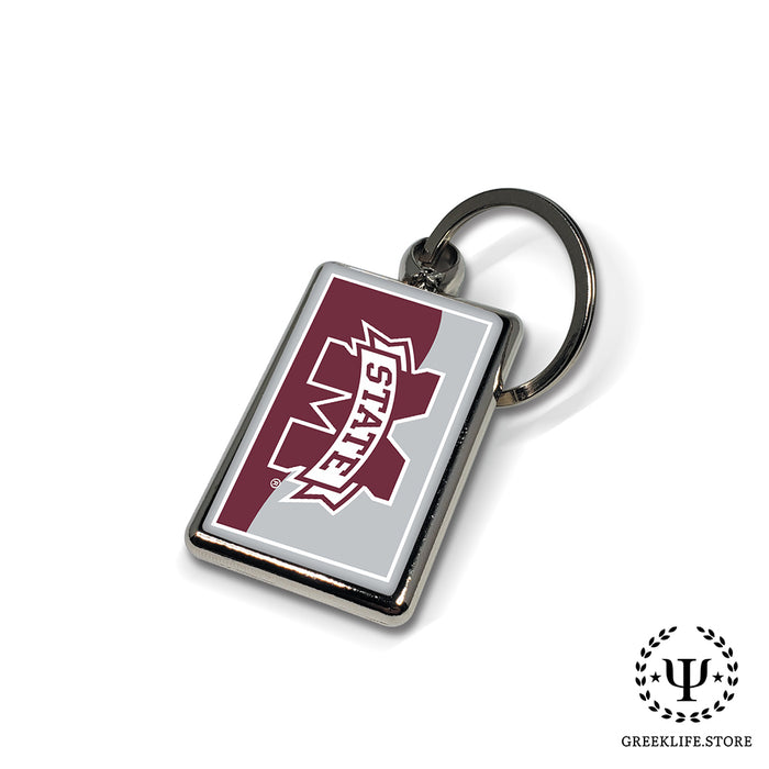 Mississippi State University Keychain Rectangular
