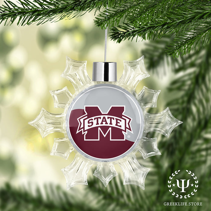Mississippi State University Christmas Ornament - Snowflake
