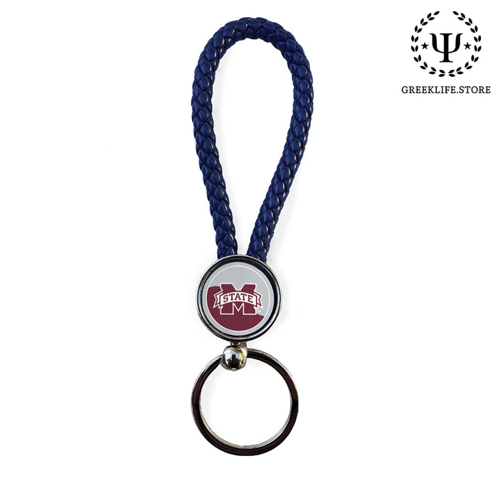 Mississippi State University Keychain Round