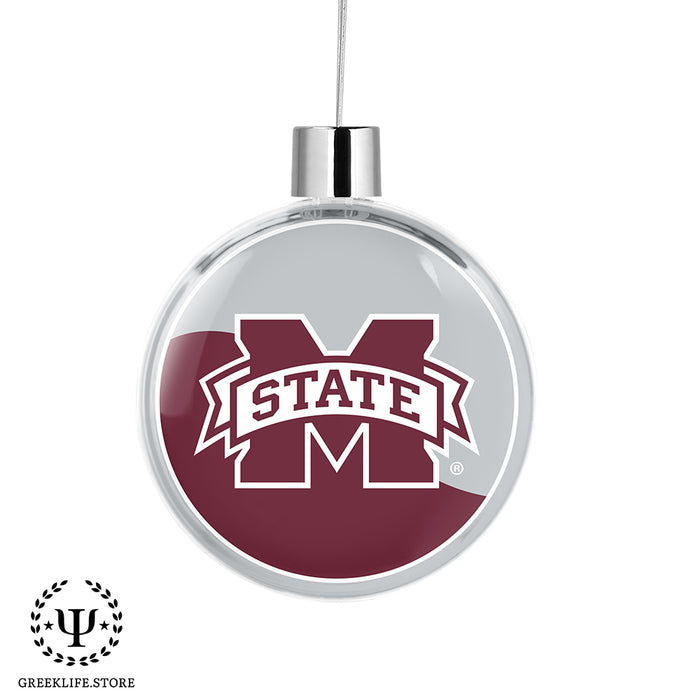 Mississippi State University Christmas Ornament Flat Round