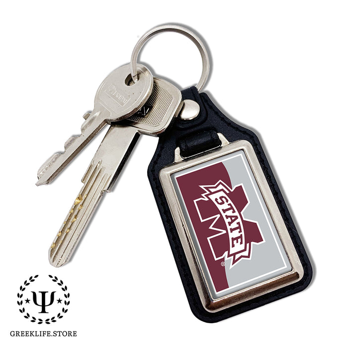 Mississippi State University Keychain Rectangular